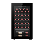 Candy DiVino 33-Bottle Monozone Wine Cooler with 5 Steel Wire Shelves - Image 2