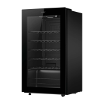 Candy DiVino 33-Bottle Monozone Wine Cooler with 5 Steel Wire Shelves