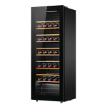 Candy 58-Bottle Monozone Wine Cooler with 10 Beechwood Shelves - Image 9