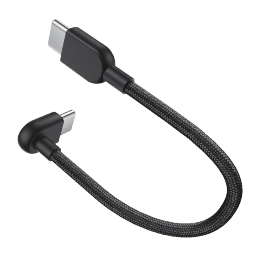 Xiaomi 3A braided USB-C cable 90 degree connector