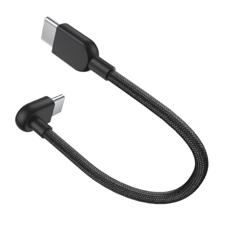 Xiaomi 3A braided USB-C cable 90 degree connector