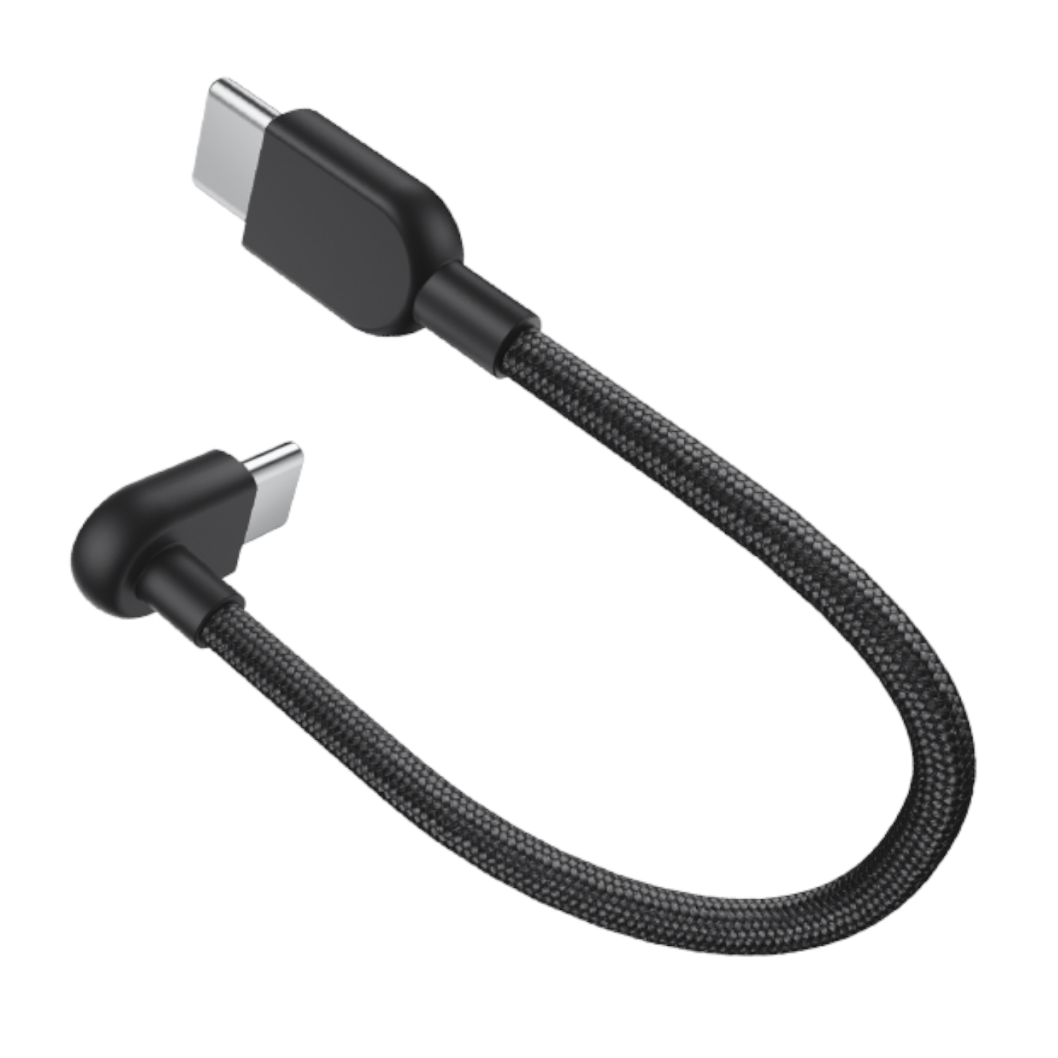 Xiaomi 3A Braided USB-C Cable Right Angle Xiaomi 3A braided USB-C cable 90 degree connector