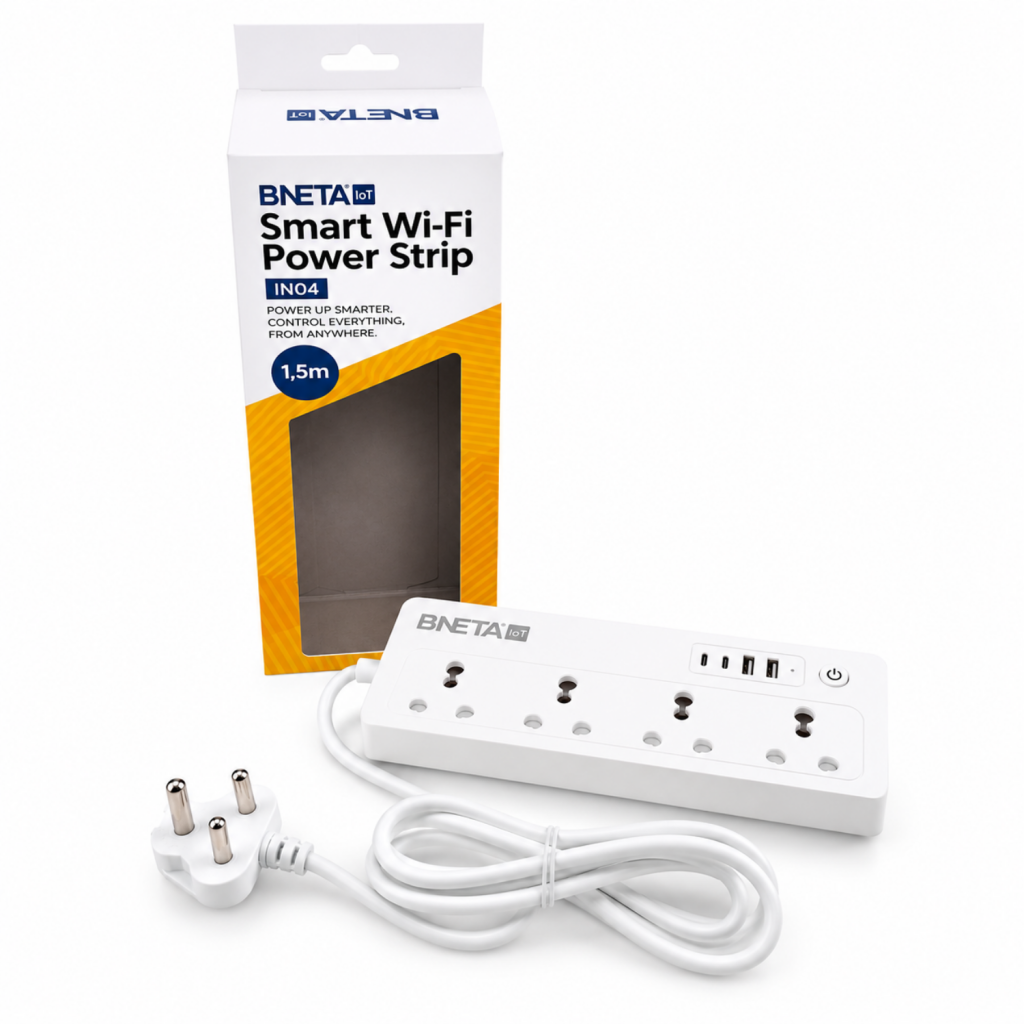 BNETA IN04 Power Strip with 2 USB-C and 2 USB-A Ports