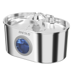 BNETA W1 2.2L automatic pet water fountain with circulating filtration