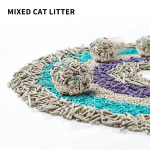 PETKIT mixed cat litter featuring a combination of tofu-based litter and bentonite granules