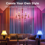 Govee E14 smart LED bulb with adjustable warm and cool white illumination