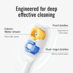 Soocas NEOS II Replacement Brush Heads 2-Pack | Pearl White & Dark Viole - Image 5