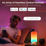 Govee smart table lamp with app and compatible voice assistant control