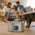 BNETA W1 circulating filtration pet water fountain with ultra quiet pump