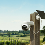 IMOU AOV 3K battery security camera with included 5W solar panel