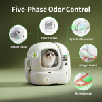 PETKIT PUROBOT MAX PRO 2 enclosed self-cleaning cat litter box with multi-layer odour control