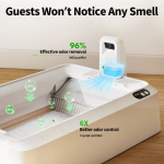 Compatible crystal litter and disposable tray system for the PETKIT Purobot Crystal Duo