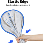 Blue elastic edge on the PETKIT Purobot Ultra replacement cylinder litter pad
