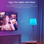 Govee RGBWW smart bulb with standard E27 screw base for indoor lighting