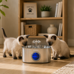 BNETA W1 detachable easy clean stainless steel pet water fountain