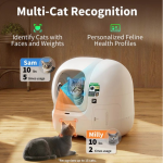 PETKIT PUROBOT MAX PRO 2 spacious 76L automatic cat litter box with larger entry