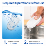 BNETA W1 pet water fountain replacement filters 4 pack