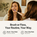 Soocas NEOS II Ultra 3-in-1 Electric Toothbrush with Water Flosser – Champagne Gold & Midnight Blue - Image 7