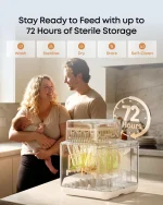 eufy S1 Pro Baby Bottle Washer & Steriliser | Automatic Baby Bottle Cleaning System - Image 9