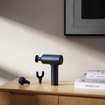 Xiaomi Massage Gun 2 with three interchangeable massage heads