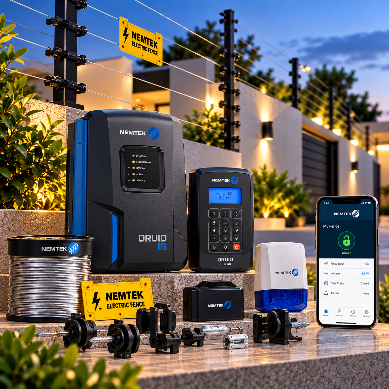 Electric fencing, electric fence energisers and perimeter security at mUther South Africa