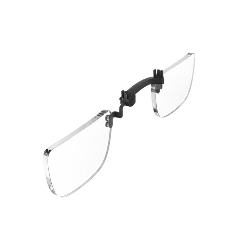 XREAL One prescription lens frame ready for custom lenses fitted by an optician