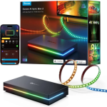 Govee AI Sync Box Kit 2 with RGBIC LED Strip & Light Bars for 27–34 Inch PC Monitors