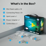 Govee Smart Mini Panel Lights | RGBIC Modular Smart LED Wall Lighting Starter Kit - Image 10