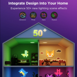 Govee Smart Mini Panel Lights | RGBIC Modular Smart LED Wall Lighting Starter Kit - Image 4
