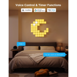 Govee Smart Mini Panel Lights Extension Kit | 6 RGBIC LED Panels - Image 3