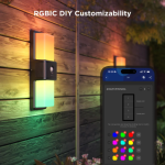 Govee Smart Outdoor Wall Light with Motion Sensor | RGBIC, IP65 & Matter - Image 2