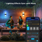 Govee Smart Outdoor Wall Light with Motion Sensor | RGBIC, IP65 & Matter - Image 8