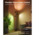 Govee Tree Floor Lamp | Modern 3-Head Smart LED Floor Lamp - Image 4