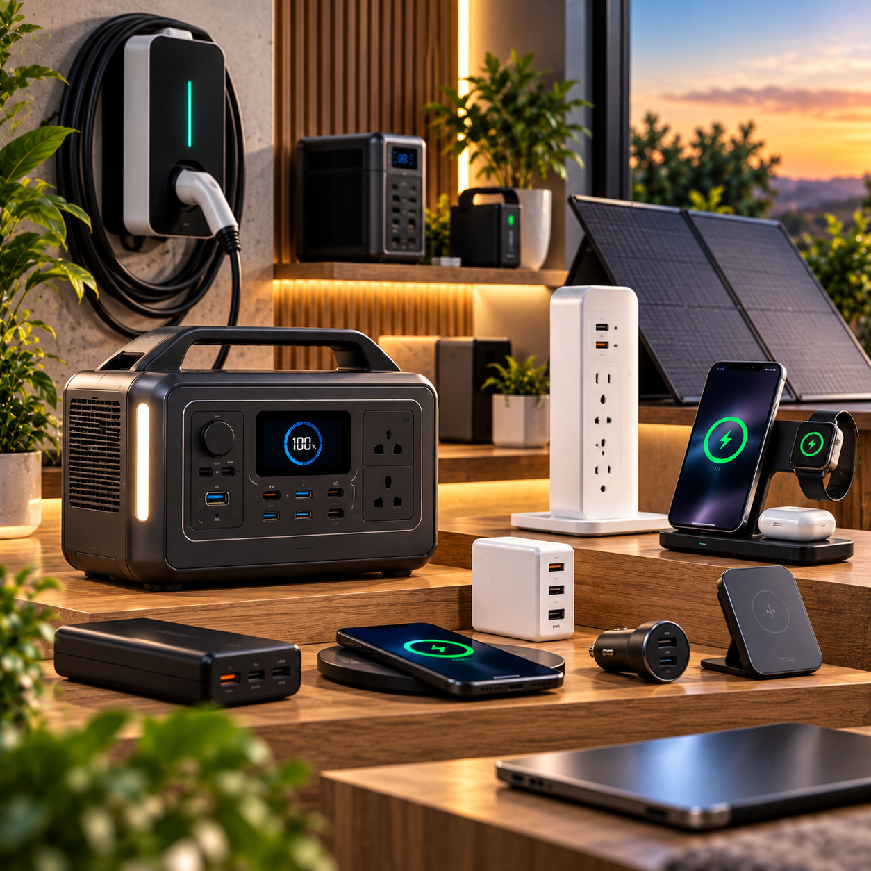 Smart battery chargers, rechargeable batteries, power banks and portable charging solutions at mUther South Africa