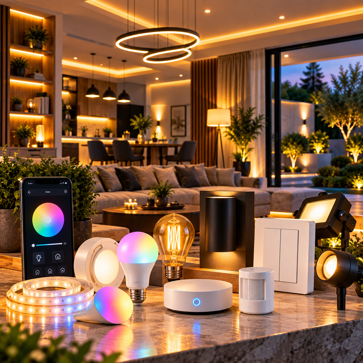 Smart lighting, WiFi lights and connected LED lighting at mUther South Africa