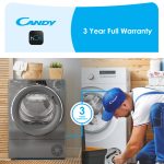 Candy RapidÓ 11kg Anthracite Heat Pump Tumble Dryer - Image 3