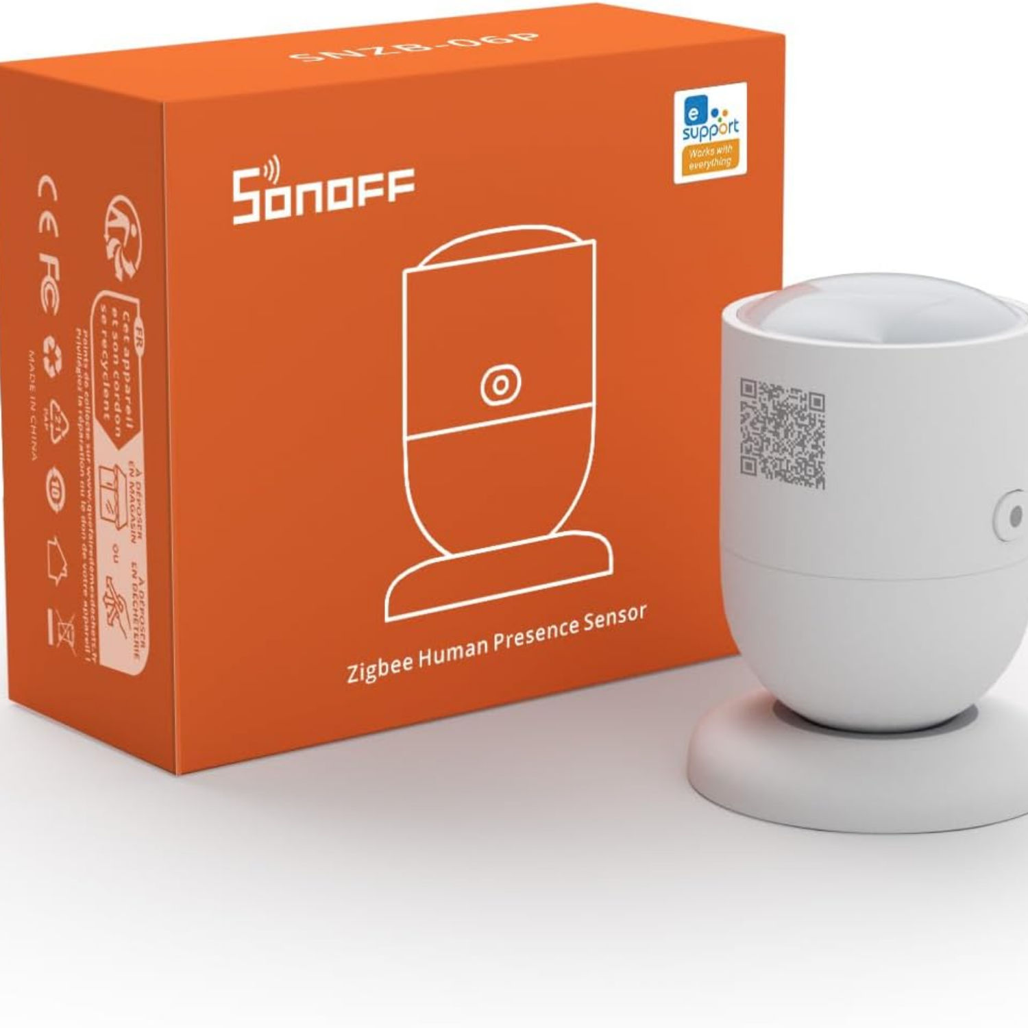 SONOFF SNZB-06P Human Presence Sensor SONOFF SNZB-06P human presence sensor with Zigbee connectivity
