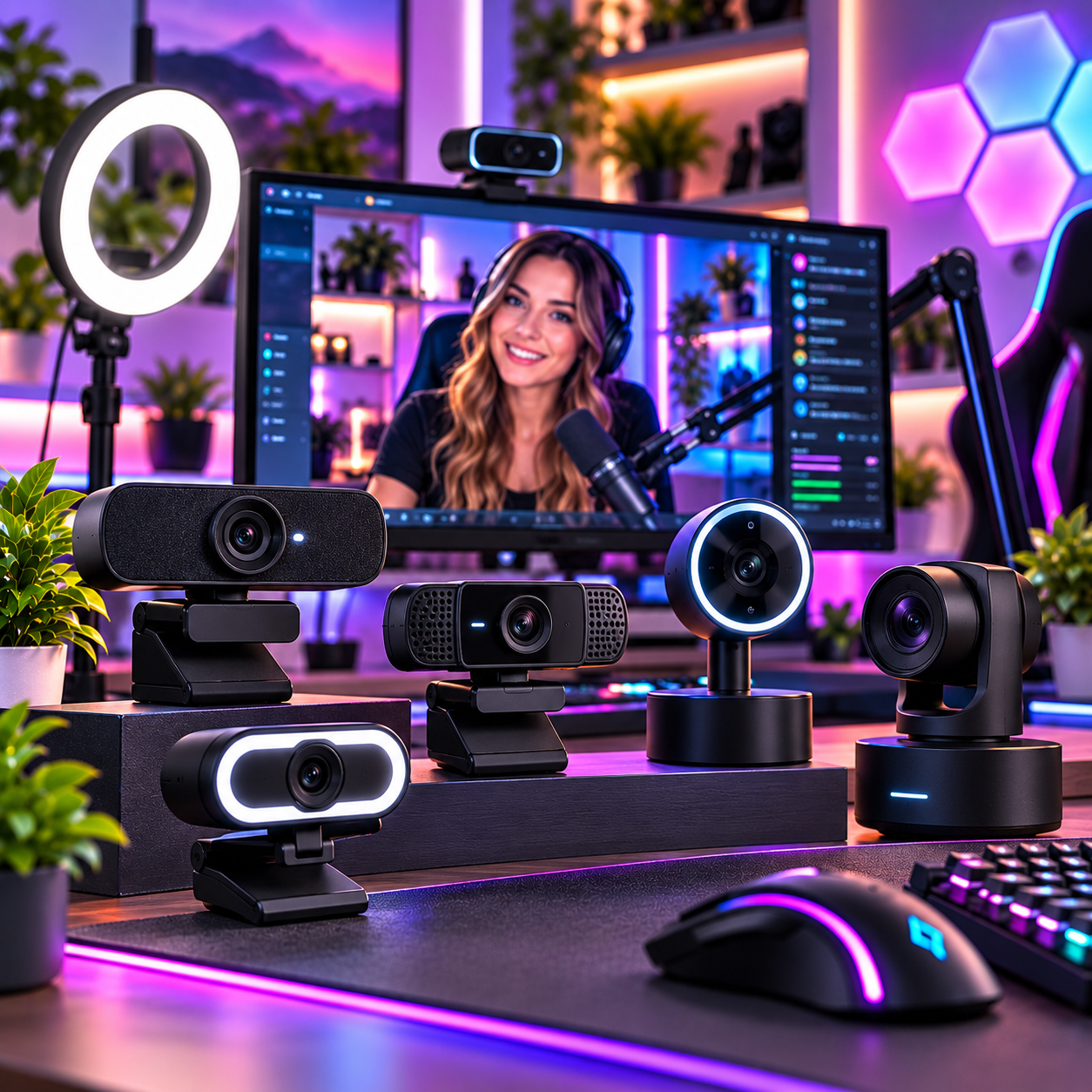PC webcams, USB computer cameras and HD streaming webcams for gaming, video calls and online meetings at mUther South Africa