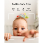 eufy Baby Monitor E21 4K UHD | Smart Baby Camera with 5-Inch Display, Night Vision & App Monitoring - Image 4