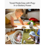 eufy Baby Monitor E21 4K UHD | Smart Baby Camera with 5-Inch Display, Night Vision & App Monitoring - Image 5