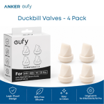 eufy Breast Pump Duckbill Valves (4-Pack) | E10, E20, S1 & S1 Pro