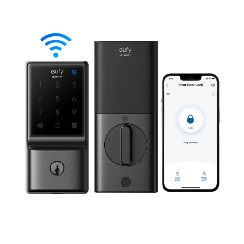 eufy-security-smart-lock-c210-t8502111 eufy Security Smart Lock C210 | Wi-Fi Keyless Door Lock with Keypad & App Control - Image 1