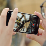 XREAL Beam Pro spatial computing device with touchscreen and dual rear cameras