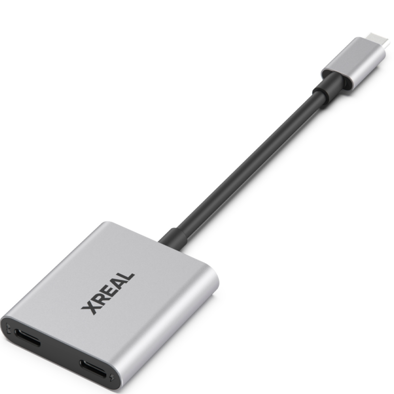XREAL Hub USB-C adapter for charging while using compatible XREAL AR glasses